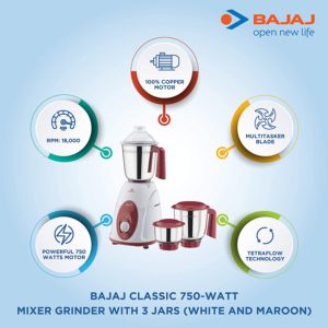 BAJAJ MIXER CLASSIC 750W