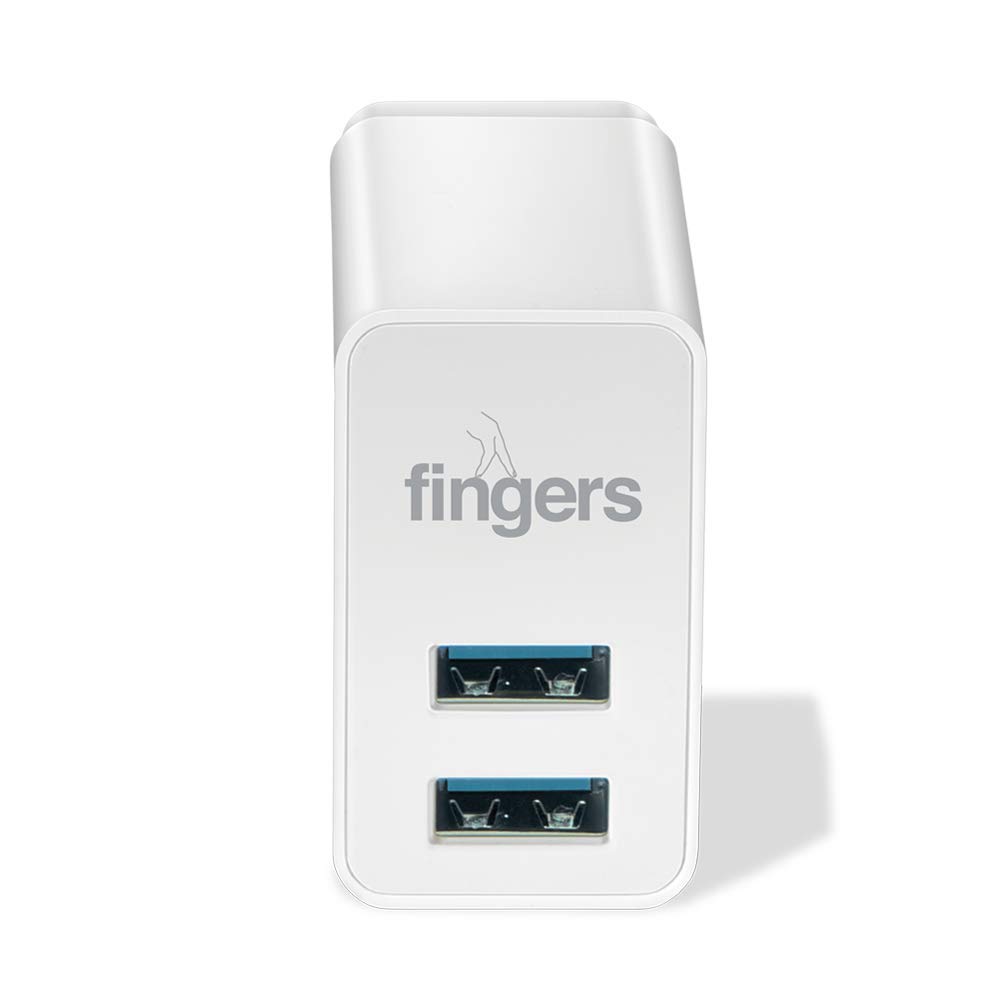 FINGERS PA-DUAL-USB TYPE C CHARGER 2.4A